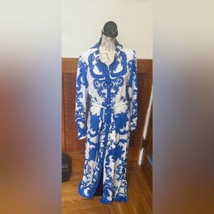 MSK shirt style maxi dress NWT